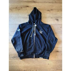 Nike Mens Black Universtiy Pacific Basketball Full Zip Hooded Sweatshirt Size XL